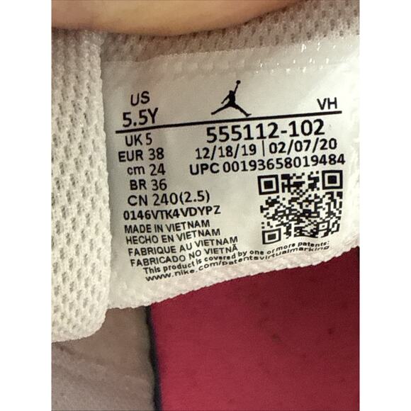 Size 5.5 (GS) - Jordan 1 Mid Digital Pink - Picture 3 of 8